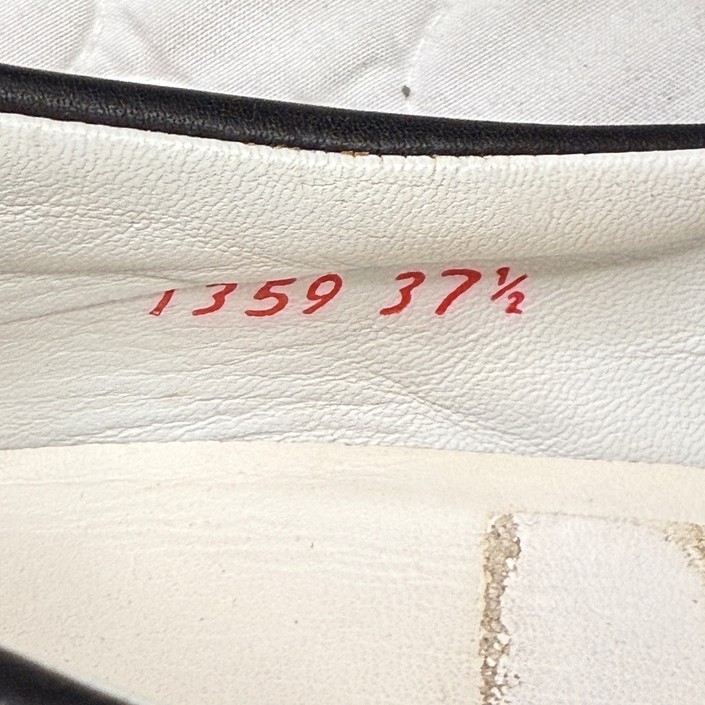 Prada‎ Leather Flats Made in Italy Size 37.5 - Picture 6 of 8